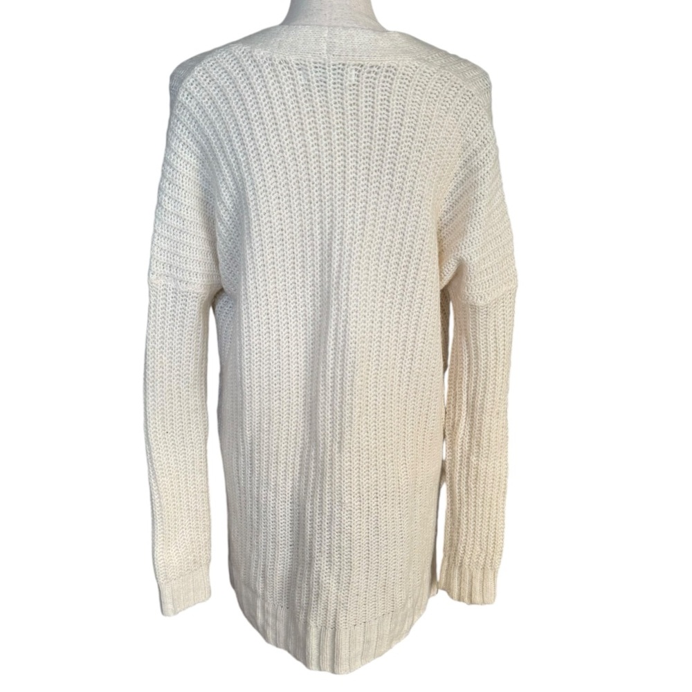 62. Abercrombie & Fitch Ivory Cardigan Sweater - Picture 2 of 4